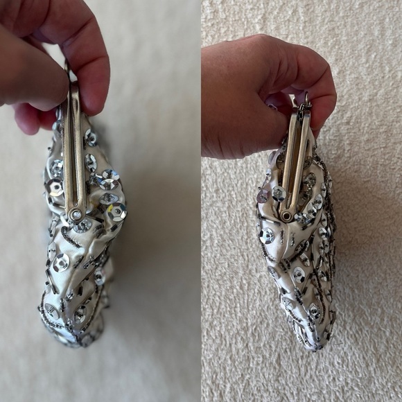 Vintage 1950s Sequin Beaded Clutch - Picture 8 of 14